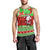 Personalised Hawaii Christmas Men Tank Top Mele Kalikimaka Hawaiian Santa Tropical Vibes - Wonder Print Shop