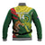 Custom Bangladesh And Australia Cricket Baseball Jacket Kangaroo Tiger Together - Wonder Print Shop