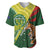 Custom Bangladesh And Australia Cricket Baseball Jersey Kangaroo Tiger Together - Wonder Print Shop