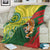 Custom Bangladesh And Australia Cricket Blanket Kangaroo Tiger Together