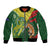 Custom Bangladesh And Australia Cricket Bomber Jacket Kangaroo Tiger Together - Wonder Print Shop