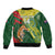 Custom Bangladesh And Australia Cricket Bomber Jacket Kangaroo Tiger Together - Wonder Print Shop