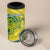 Bangladesh And Australia Cricket 4 in 1 Can Cooler Tumbler Kangaroo Tiger Together - Wonder Print Shop