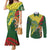 Custom Bangladesh And Australia Cricket Couples Matching Mermaid Dress and Long Sleeve Button Shirt Kangaroo Tiger Together