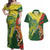 Custom Bangladesh And Australia Cricket Couples Matching Off Shoulder Maxi Dress and Hawaiian Shirt Kangaroo Tiger Together - Wonder Print Shop