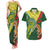 Custom Bangladesh And Australia Cricket Couples Matching Tank Maxi Dress and Hawaiian Shirt Kangaroo Tiger Together - Wonder Print Shop