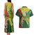 Custom Bangladesh And Australia Cricket Couples Matching Tank Maxi Dress and Hawaiian Shirt Kangaroo Tiger Together - Wonder Print Shop