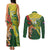 Custom Bangladesh And Australia Cricket Couples Matching Tank Maxi Dress and Long Sleeve Button Shirt Kangaroo Tiger Together - Wonder Print Shop