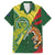 Custom Bangladesh And Australia Cricket Family Matching Long Sleeve Bodycon Dress and Hawaiian Shirt Kangaroo Tiger Together - Wonder Print Shop