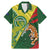 Custom Bangladesh And Australia Cricket Family Matching Mermaid Dress and Hawaiian Shirt Kangaroo Tiger Together - Wonder Print Shop