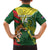 Custom Bangladesh And Australia Cricket Family Matching Puletasi and Hawaiian Shirt Kangaroo Tiger Together - Wonder Print Shop