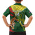 Custom Bangladesh And Australia Cricket Family Matching Short Sleeve Bodycon Dress and Hawaiian Shirt Kangaroo Tiger Together - Wonder Print Shop