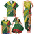 Custom Bangladesh And Australia Cricket Family Matching Tank Maxi Dress and Hawaiian Shirt Kangaroo Tiger Together - Wonder Print Shop