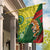 Custom Bangladesh And Australia Cricket Garden Flag Kangaroo Tiger Together - Wonder Print Shop