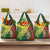 Custom Bangladesh And Australia Cricket Grocery Bag Kangaroo Tiger Together