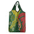 Custom Bangladesh And Australia Cricket Grocery Bag Kangaroo Tiger Together