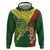 Custom Bangladesh And Australia Cricket Hoodie Kangaroo Tiger Together - Wonder Print Shop