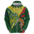 Custom Bangladesh And Australia Cricket Hoodie Kangaroo Tiger Together - Wonder Print Shop