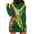 Custom Bangladesh And Australia Cricket Hoodie Dress Kangaroo Tiger Together - Wonder Print Shop