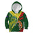 Custom Bangladesh And Australia Cricket Kid Hoodie Kangaroo Tiger Together - Wonder Print Shop