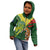 Custom Bangladesh And Australia Cricket Kid Hoodie Kangaroo Tiger Together - Wonder Print Shop