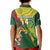 Custom Bangladesh And Australia Cricket Kid Polo Shirt Kangaroo Tiger Together - Wonder Print Shop