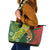 Custom Bangladesh And Australia Cricket Leather Tote Bag Kangaroo Tiger Together - Wonder Print Shop