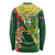 Custom Bangladesh And Australia Cricket Long Sleeve Shirt Kangaroo Tiger Together - Wonder Print Shop