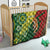 Custom Bangladesh And Australia Cricket Quilt Kangaroo Tiger Together