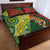 Custom Bangladesh And Australia Cricket Quilt Bed Set Kangaroo Tiger Together