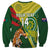 Custom Bangladesh And Australia Cricket Sweatshirt Kangaroo Tiger Together