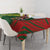 Custom Bangladesh And Australia Cricket Tablecloth Kangaroo Tiger Together