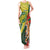 Custom Bangladesh And Australia Cricket Tank Maxi Dress Kangaroo Tiger Together