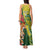 Custom Bangladesh And Australia Cricket Tank Maxi Dress Kangaroo Tiger Together