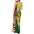 Custom Bangladesh And Australia Cricket Tank Maxi Dress Kangaroo Tiger Together