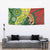 Custom Bangladesh And Australia Cricket Tapestry Kangaroo Tiger Together