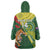 Custom Bangladesh And Australia Cricket Wearable Blanket Hoodie Kangaroo Tiger Together