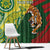 Custom Bangladesh And Australia Cricket Window Curtain Kangaroo Tiger Together