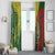 Custom Bangladesh And Australia Cricket Window Curtain Kangaroo Tiger Together