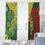 Custom Bangladesh And Australia Cricket Window Curtain Kangaroo Tiger Together