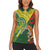 Custom Bangladesh And Australia Cricket Women Sleeveless Polo Shirt Kangaroo Tiger Together