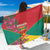 Grenada 1974 Sarong Gwenad Map With Bougainvillea - Flag Color