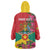 Grenada 1974 Wearable Blanket Hoodie Gwenad Map With Bougainvillea - Flag Color - Wonder Print Shop