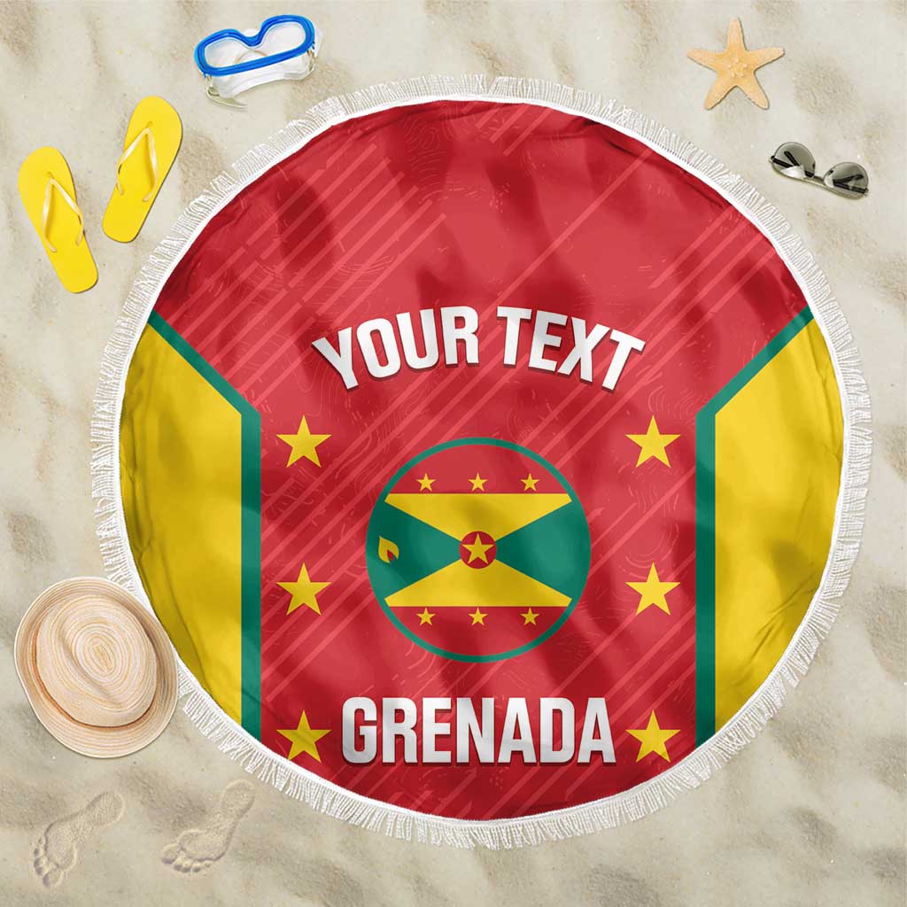 Custom Grenada Cricket Beach Blanket 2025 Sporty Style - Wonder Print Shop