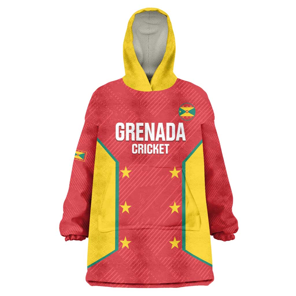 Custom Grenada Cricket Wearable Blanket Hoodie 2025 Sporty Style - Wonder Print Shop