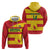 Custom Grenada Football Zip Hoodie Go Spice Boys - Wonder Print Shop