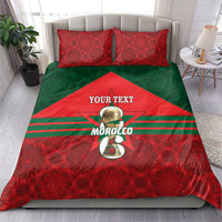 Personalized Morocco Football Bedding Set 2026 Come On Atlas Lions - Wonder Print Shop