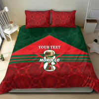 Personalized Morocco Football Bedding Set 2026 Come On Atlas Lions - Wonder Print Shop