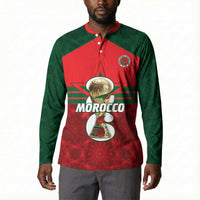 Personalized Morocco Football Button Sweatshirt 2026 Come On Atlas Lions