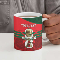 Personalized Morocco Football Ceramic Mug 2026 Come On Atlas Lions - Wonder Print Shop